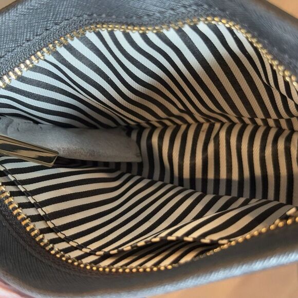 Kate Spade Saffiano Mini Sima Clutch Crossbody Purse Bag Minimal Metallic Gold - Picture 9 of 16